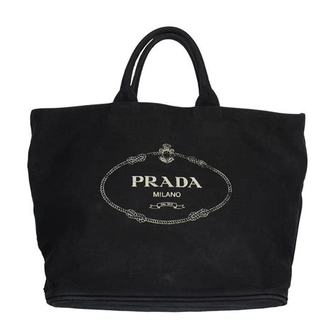 prada canvas tote large.